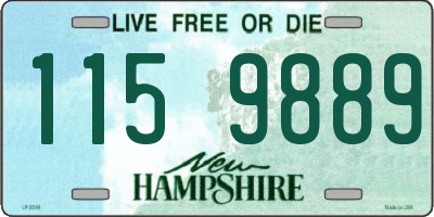NH license plate 1159889