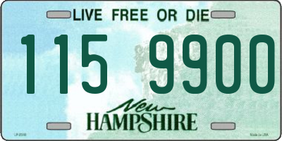 NH license plate 1159900