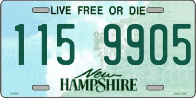 NH license plate 1159905