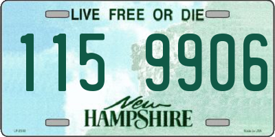 NH license plate 1159906