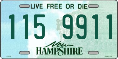 NH license plate 1159911