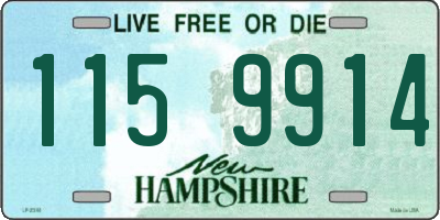 NH license plate 1159914