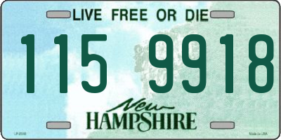 NH license plate 1159918