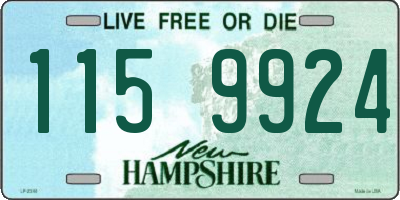 NH license plate 1159924