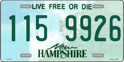 NH license plate 1159926