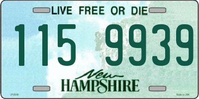 NH license plate 1159939