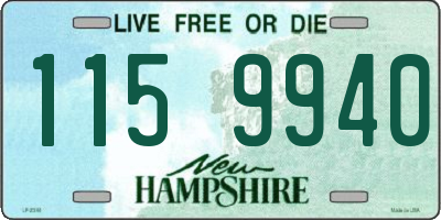NH license plate 1159940