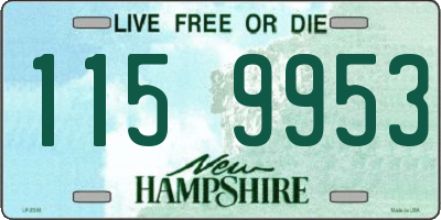 NH license plate 1159953