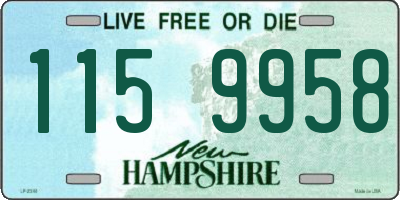 NH license plate 1159958