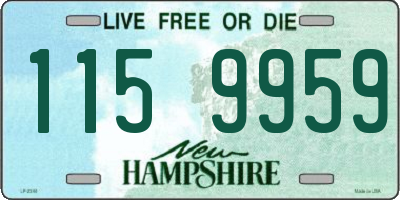 NH license plate 1159959