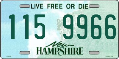 NH license plate 1159966