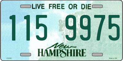NH license plate 1159975