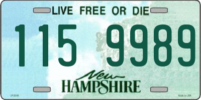 NH license plate 1159989