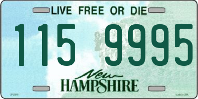 NH license plate 1159995