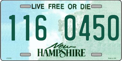 NH license plate 1160450