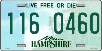 NH license plate 1160460
