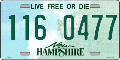 NH license plate 1160477