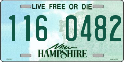NH license plate 1160482