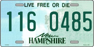 NH license plate 1160485