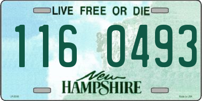 NH license plate 1160493