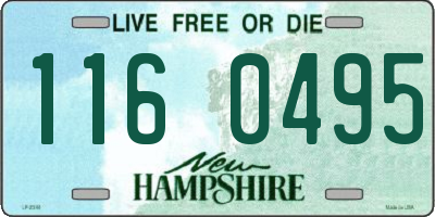 NH license plate 1160495