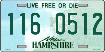 NH license plate 1160512