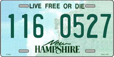 NH license plate 1160527
