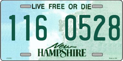 NH license plate 1160528
