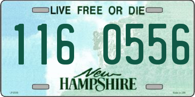 NH license plate 1160556
