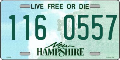 NH license plate 1160557