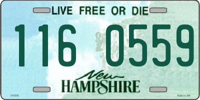NH license plate 1160559