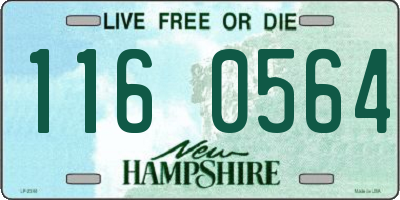 NH license plate 1160564