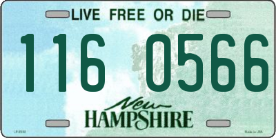NH license plate 1160566