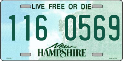 NH license plate 1160569