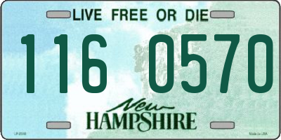 NH license plate 1160570