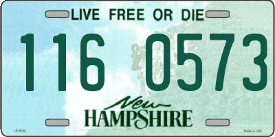 NH license plate 1160573