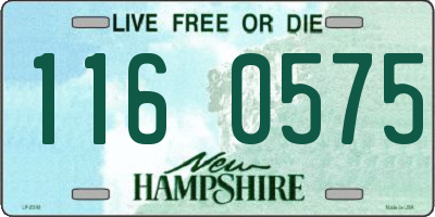 NH license plate 1160575