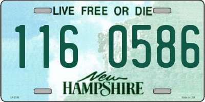 NH license plate 1160586