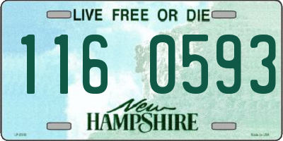 NH license plate 1160593