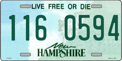 NH license plate 1160594