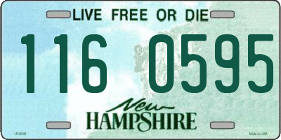 NH license plate 1160595