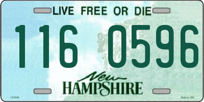 NH license plate 1160596