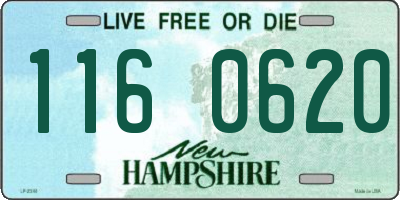 NH license plate 1160620