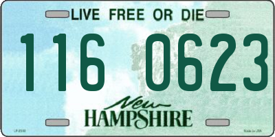 NH license plate 1160623