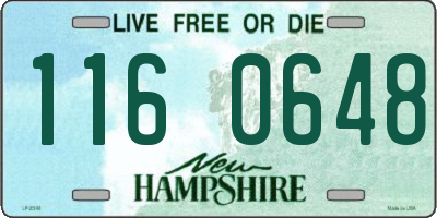 NH license plate 1160648