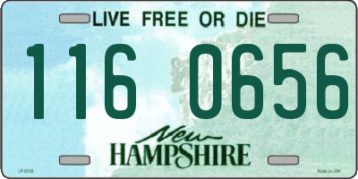 NH license plate 1160656
