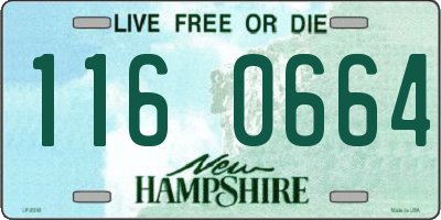 NH license plate 1160664
