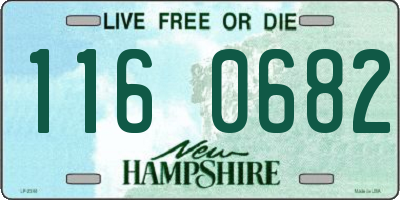 NH license plate 1160682