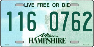 NH license plate 1160762