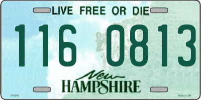 NH license plate 1160813